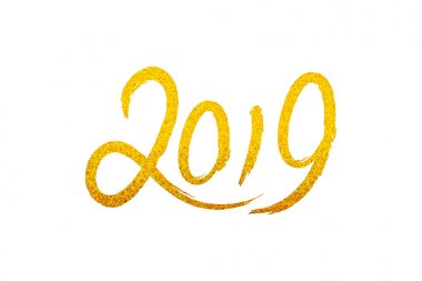 Tebrik kartı tasarım şablonu ile Çin kaligrafi 2019 New 