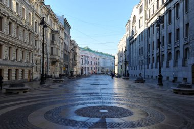 Bolshaya Morskaya street St Petersburg görünümünü