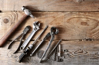 İşçi Bayramı arka plan kavramı - çekiç