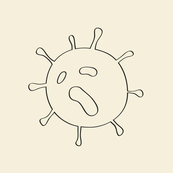 Prevención Dibujos Animados Del Virus Corona Ilustración Del Virus Corona — Archivo Imágenes Vectoriales