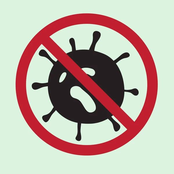 Corona Virus Ilustración Prevención Dibujos Animados Del Virus Corona Signo — Vector de stock