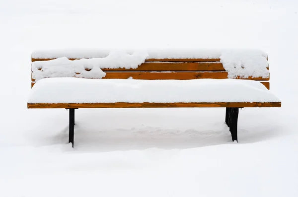 Kenarda Taze Beyaz Kar Altında