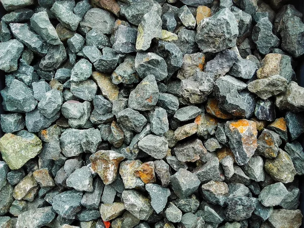 Piedras grises agrietadas decorativas primer plano — Foto de Stock