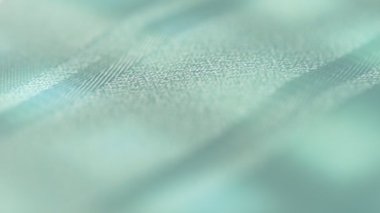 Renk yeşil kumaş, güzel bez, odak hareket vınlamak içinde ve vınlamak dışarı,