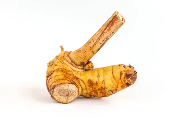 Galangal oil isolated on a white background — Stock Photo, Image