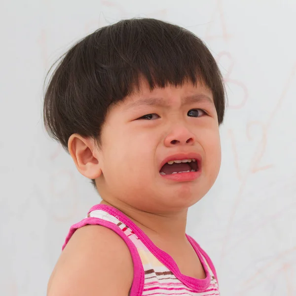 küçük çocuk beyaz ağlıyor