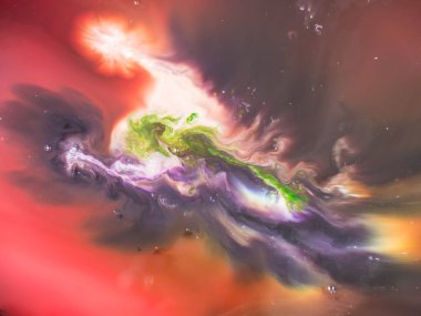 Arka plan, çeşitli pigmentler ve boyalar zengin bir tex oluşturun