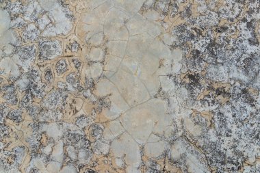 Yaşlı kırık Beton taş duvar arka plan ve doku alçı 