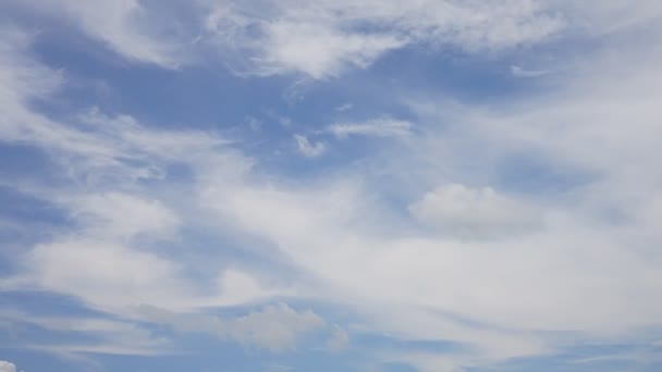 Mooie Hemel Met Wolken Achtergrond Hemelwolken Hemel Met Wolken Weer — Stockvideo