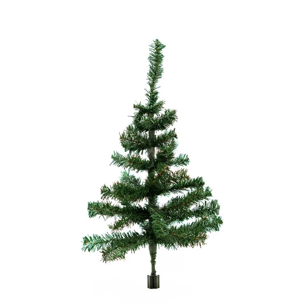 Tree Christmas on white background, Royalty Free Stock Images