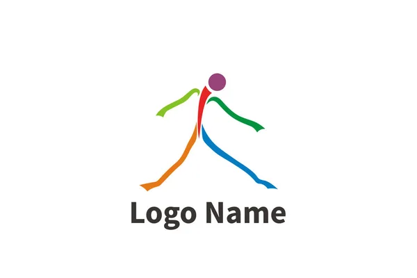 Taneční logo — Stockový vektor