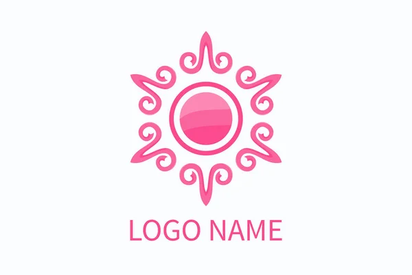 Liefde ster logo — Stockvector