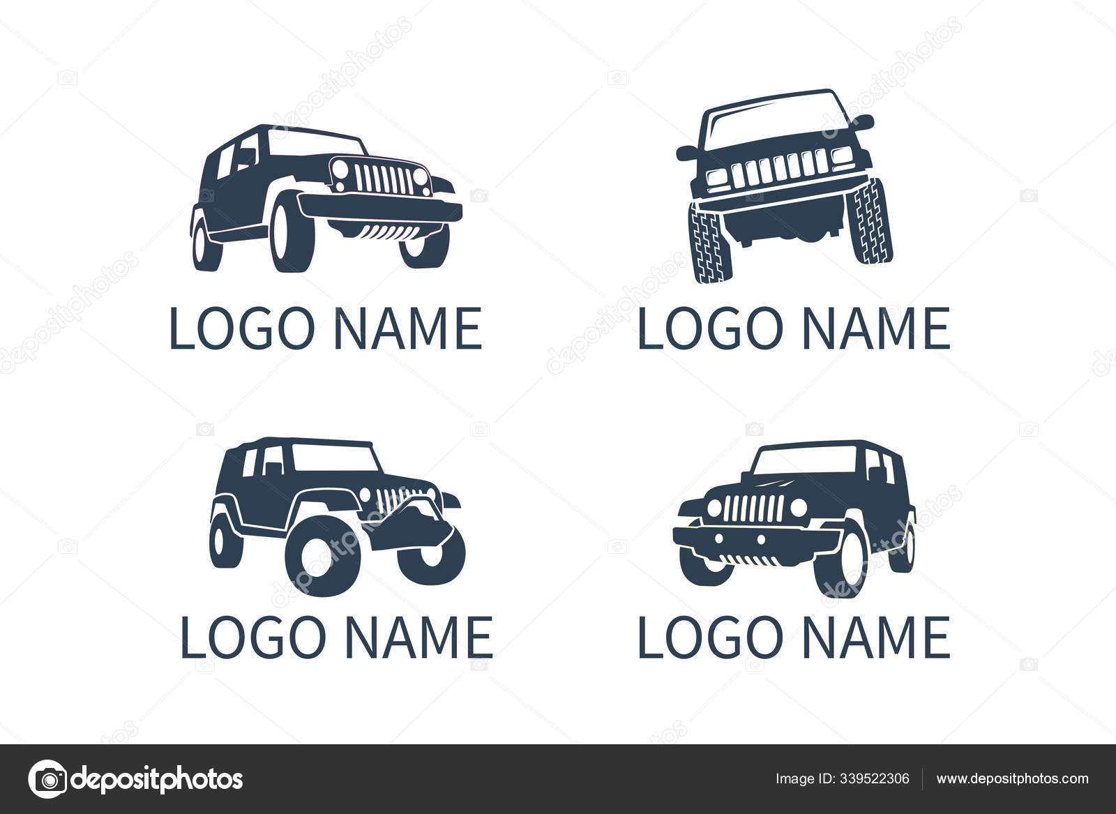 Off road car logo — Stock Vector © scrap4vec 339522306