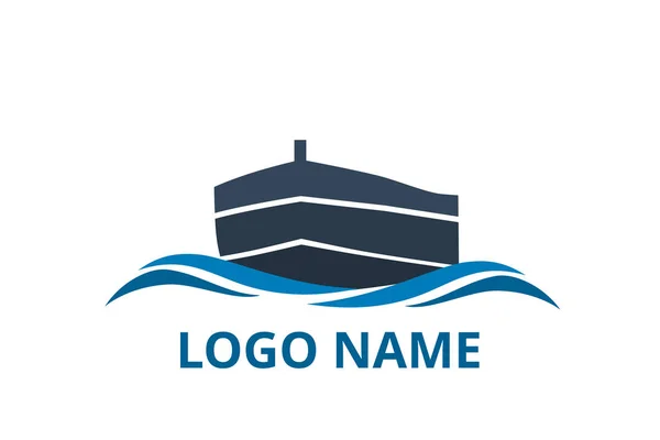 Logotipo do navio — Vetor de Stock