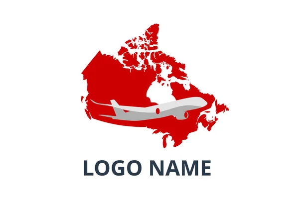 Логотип самолёта — стоковый вектор