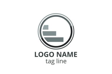 Yaratıcı Logo simgesi tasarım şablonu muhasebe, danışman, finans, yönetim, yatırım şirketi.