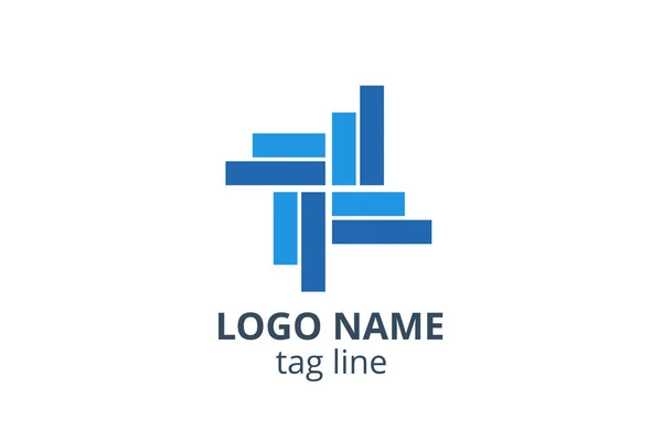 Design Sinal Ícone Logotipo Criativo Modelo Para Contabilidade Consultor Finanças —  Vetores de Stock