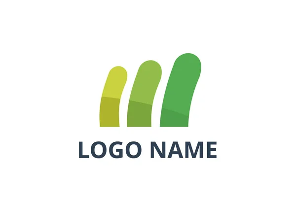 Diseño Signo Icono Logotipo Creativo Plantilla Para Contabilidad Consultor Finanzas — Vector de stock