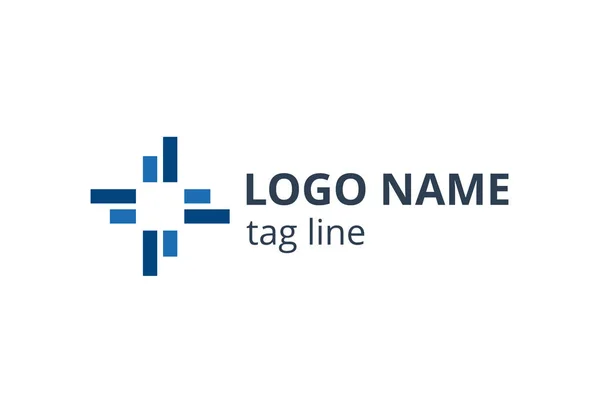 Design Sinal Ícone Logotipo Criativo Modelo Para Contabilidade Consultor Finanças —  Vetores de Stock