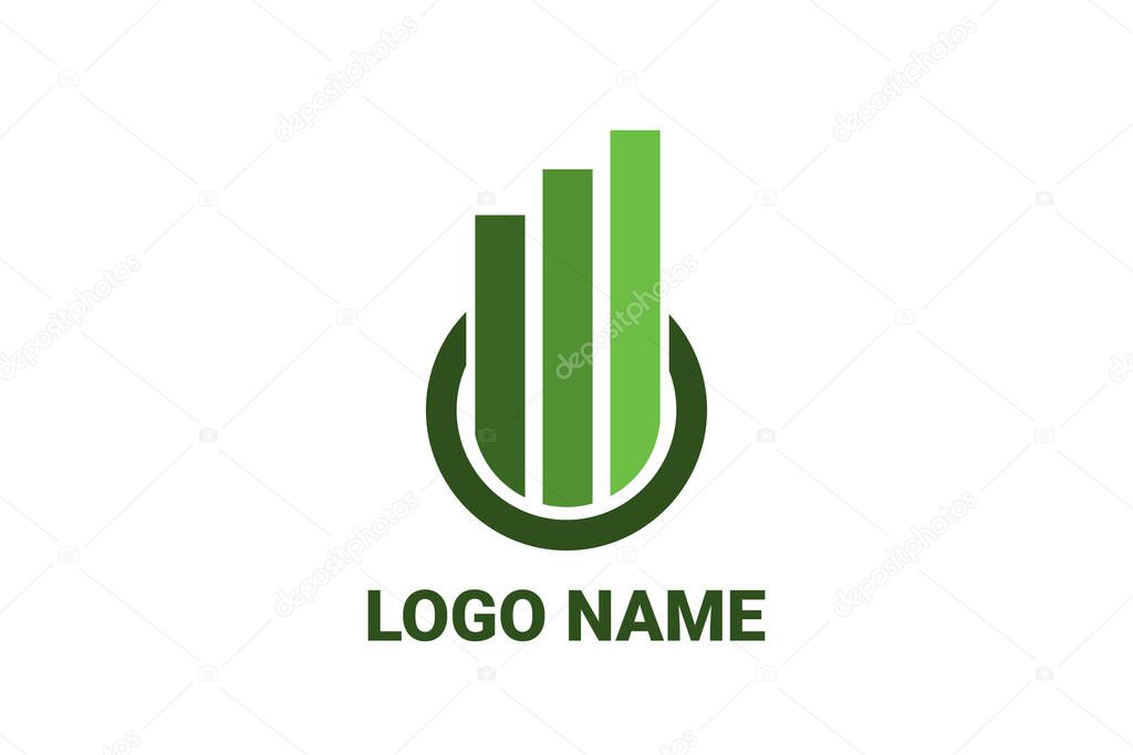Creative Logo icon sign design Template for accounting, consultant, finance, management, investment corporate.
