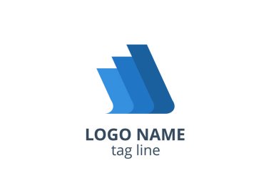 Yaratıcı Logo simgesi tasarımı Danışmanlık şirketi, muhasebe, finans, yönetim, yatırım şirketi için Şablon.
