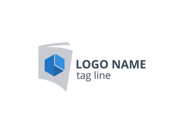 Yaratıcı Logo simgesi tasarımı Danışmanlık şirketi, muhasebe, finans, yönetim, yatırım şirketi için Şablon.