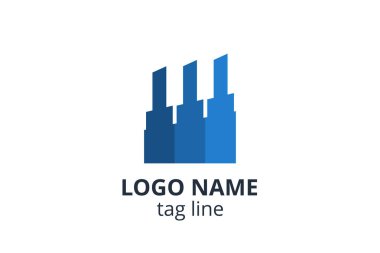 Yaratıcı Logo simgesi tasarımı Danışmanlık şirketi, muhasebe, finans, yönetim, yatırım şirketi için Şablon.