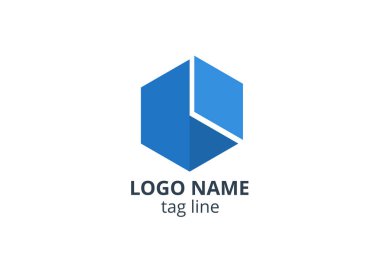 Yaratıcı Logo simgesi tasarımı Danışmanlık şirketi, muhasebe, finans, yönetim, yatırım şirketi için Şablon.