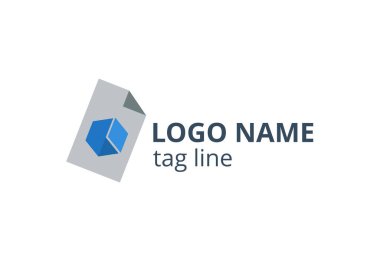 Yaratıcı Logo simgesi tasarımı Danışmanlık şirketi, muhasebe, finans, yönetim, yatırım şirketi için Şablon.