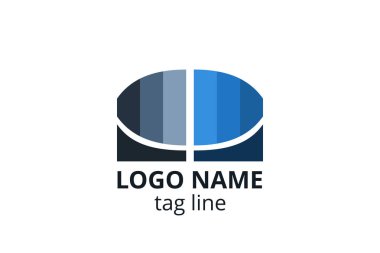Yaratıcı Logo simgesi tasarımı Danışmanlık şirketi, muhasebe, finans, yönetim, yatırım şirketi için Şablon.
