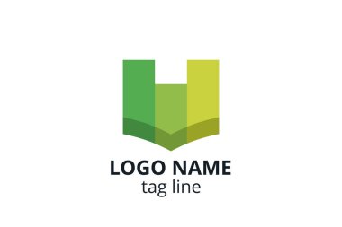 Yaratıcı Logo simgesi tasarımı Danışmanlık şirketi, muhasebe, finans, yönetim, yatırım şirketi için Şablon.