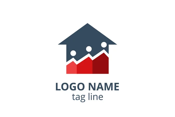 Kreative Logo Icon Sign Design Vorlage Für Beraterfirma Buchhaltung Finanzen — Stockvektor