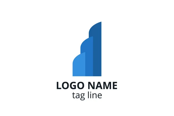 Creative Logo Icon Sign Design Modello Società Consulenza Contabilità Finanza — Vettoriale Stock