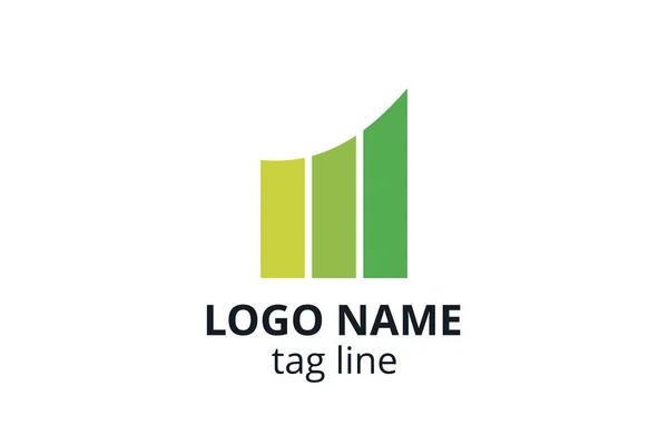 Modelo Design Sinal Ícone Logotipo Criativo Para Empresa Consultoria Contabilidade —  Vetores de Stock