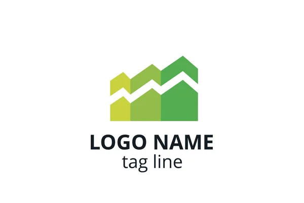 Yaratıcı Logo simgesi tasarımı Danışmanlık şirketi, muhasebe, finans, yönetim, yatırım şirketi için Şablon.