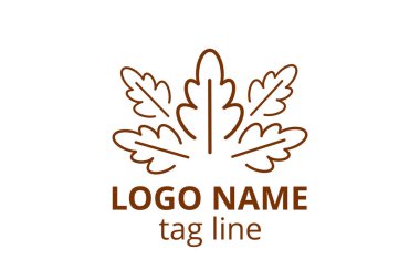 Yaratıcı yaprak simgesi tasarımı. Sağlıklı organizasyon, danışman, finans, hastane, yatırım şirketi, ikamet eden şirket gibi şirketlerin logosu.