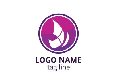 Yaratıcı hayvan ikonu kelebek işareti tasarımı. Güzellik sektörünün logosu, spa derisi gibi, moda. Ya da başka bir modern şirket, danışman, yatırım, şirket.