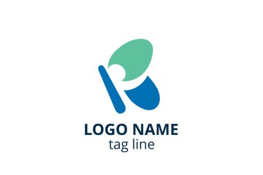 Yaratıcı hayvan ikonu kelebek işareti tasarımı. Güzellik sektörünün logosu, spa derisi gibi, moda. Ya da başka bir modern şirket, danışman, yatırım, şirket.