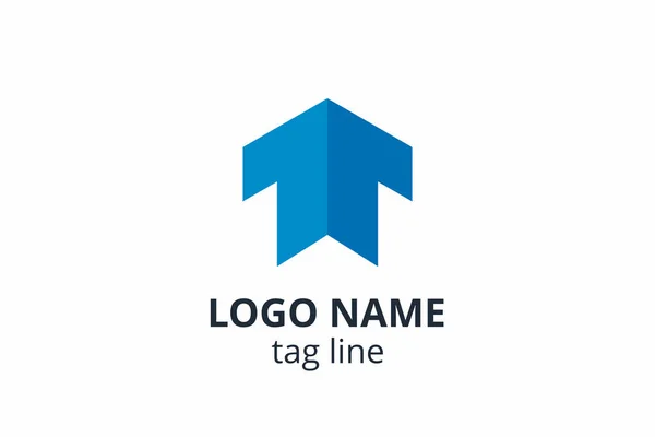 Design Estrutura Forma Criativa Modelo Ícone Logotipo Para Arquitetura Agência —  Vetores de Stock