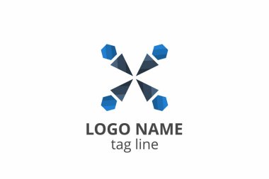 Yaratıcı insanlar siluet tasarımı. Ağ kuruluşu, sağlık kliniği, eğitim, finans kuruluşu, yatırım danışmanı gibi modern işletmeler için şablon simgesi logosu.