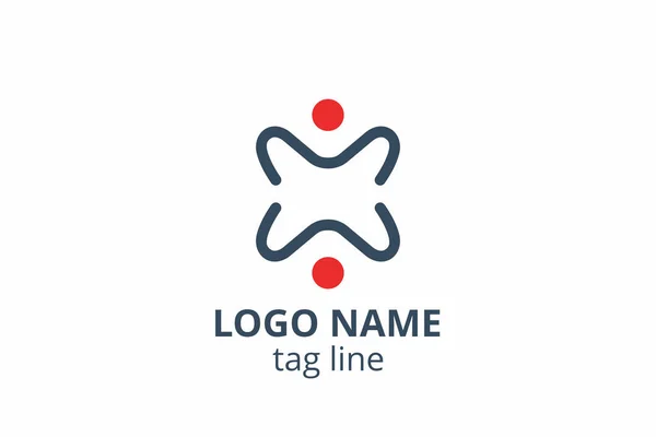 Творчі Люди Створюють Силует Логотип Значка Шаблону Будь Якого Сучасного — стоковий вектор