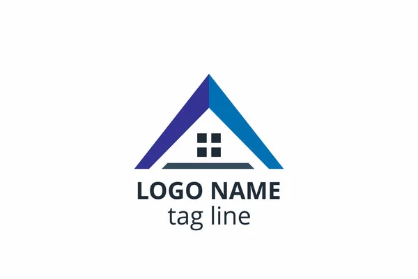 Diseño Estructura Forma Creativa Logo Icono Plantilla Para Residencial Construcción — Archivo Imágenes Vectoriales