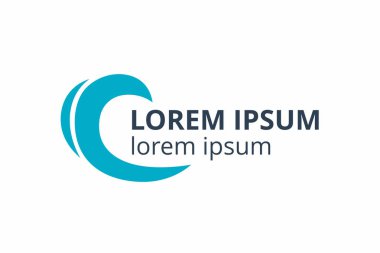 Dalga Logosu tasarım şablonu. herhangi bir şirket veya şirket kullanımı için vektör içinde akan sıvı su simgesi simgesi.