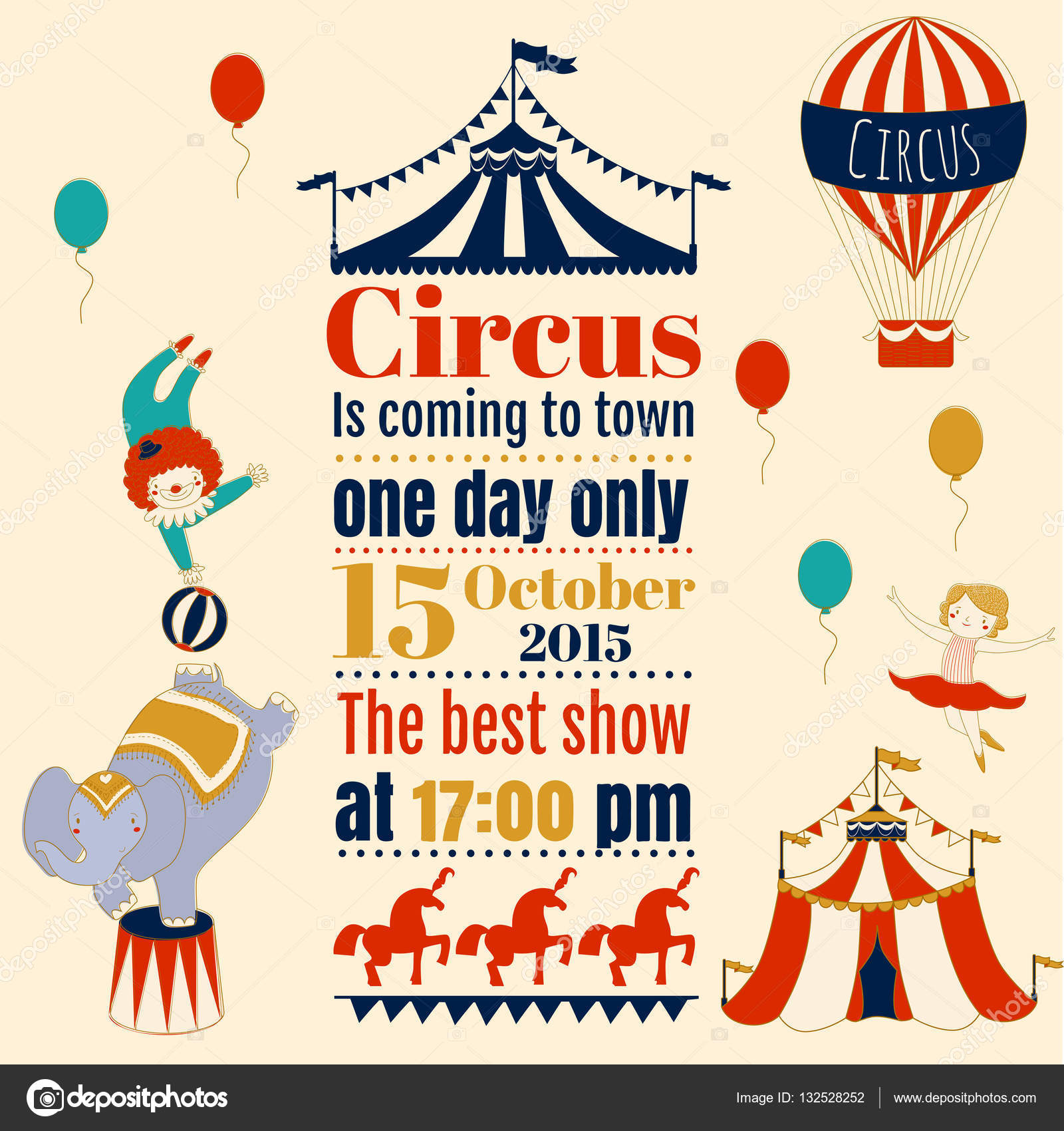 circus baby shower invitations