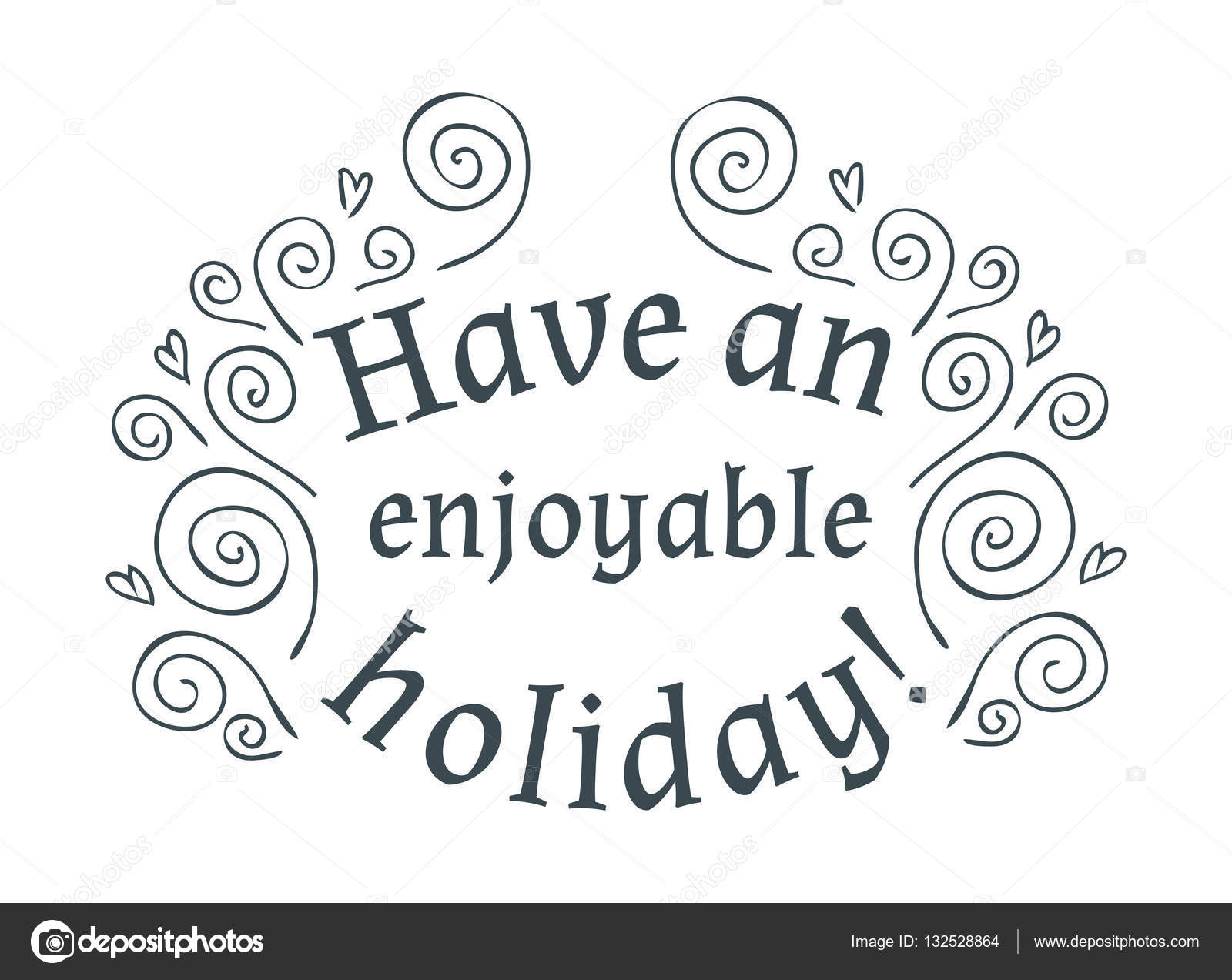 Have Enjoyable Holiday Vector Image By C Y Verovski Vector Stock