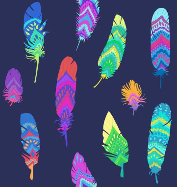 Etnik tüyler ile Seamless Modeli