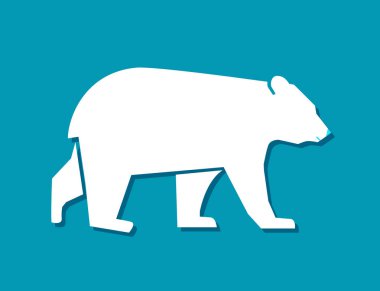 ayı simgesi silüeti 