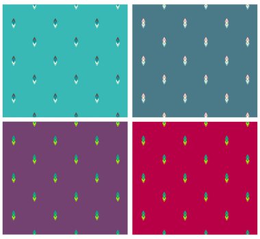 Dikişsiz vintage desen