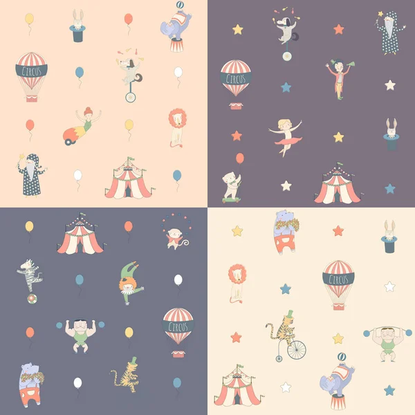 Motif de cirque avec carnaval — Image vectorielle