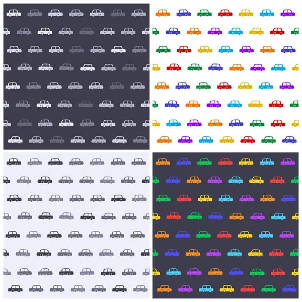 Abstracto Coches patrones sin costura — Vector de stock